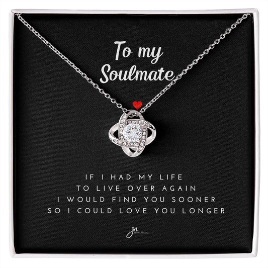 To Love You Longer Love Knot Necklace