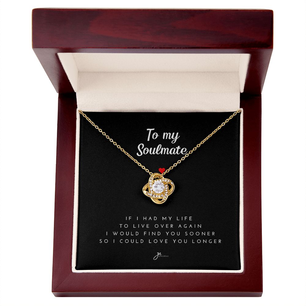 To Love You Longer Love Knot Necklace