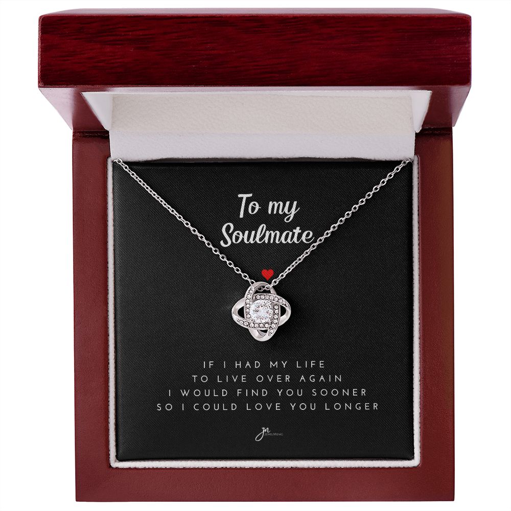 To Love You Longer Love Knot Necklace