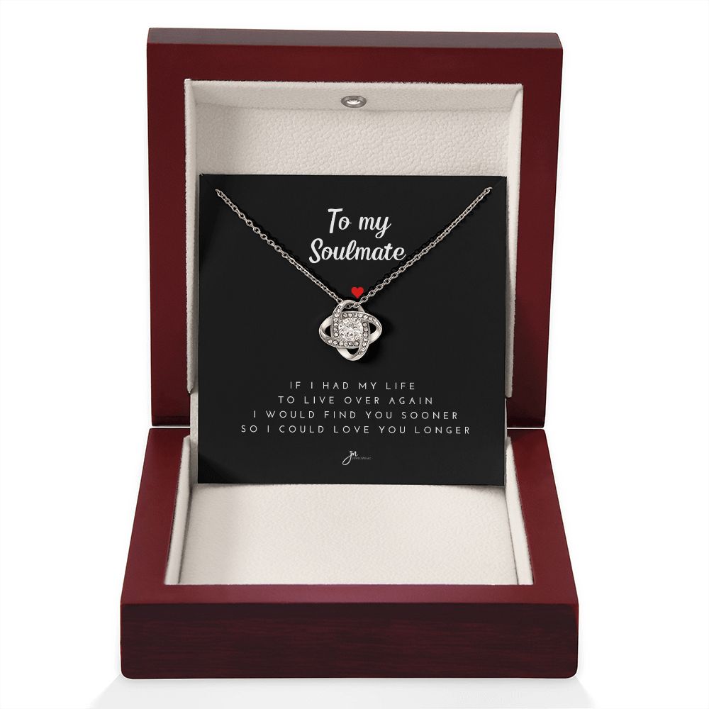To Love You Longer Love Knot Necklace