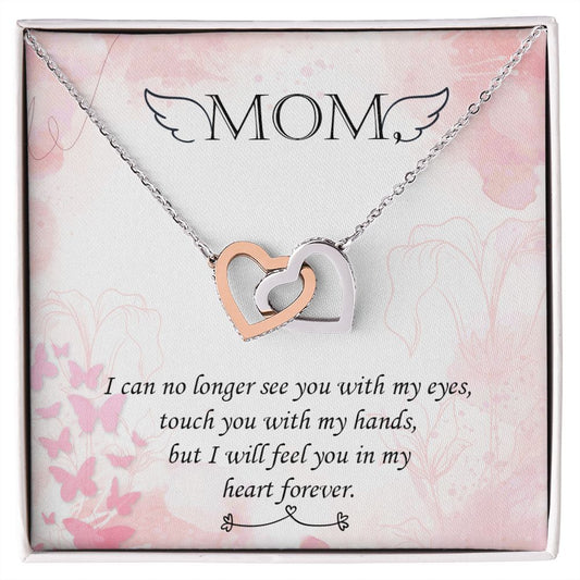 Heart Forever Mom Interlocking Hearts Necklace