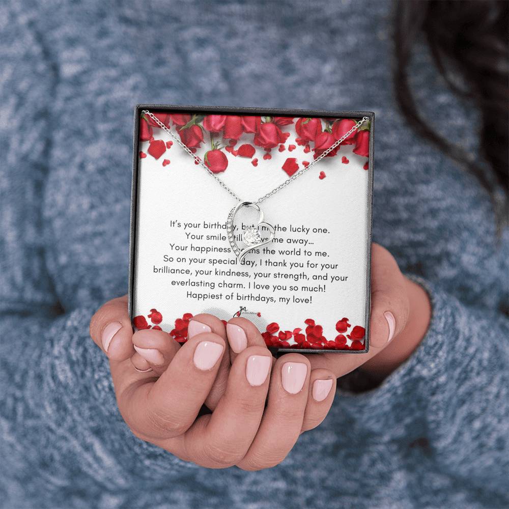 Forever Love Birthday Necklace - Happiest Of Birthdays