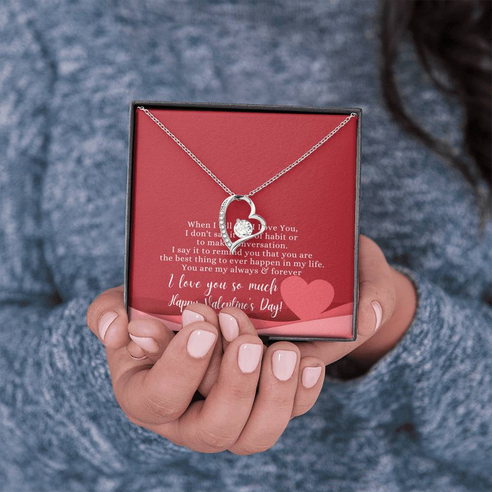 Valentine's Day Necklace - Always & Forever