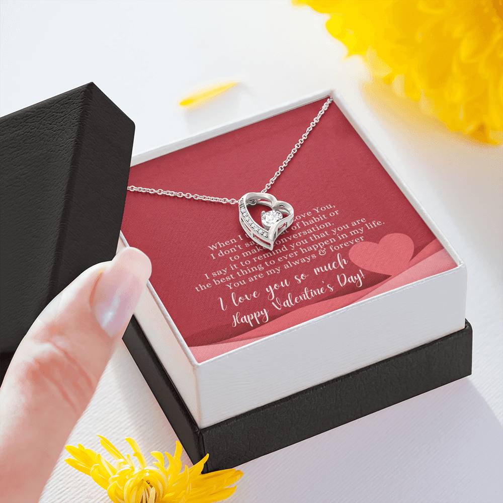 Valentine's Day Necklace - Always & Forever