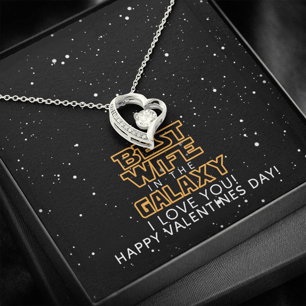 Best Wife In The Galaxy Forever Love Necklace