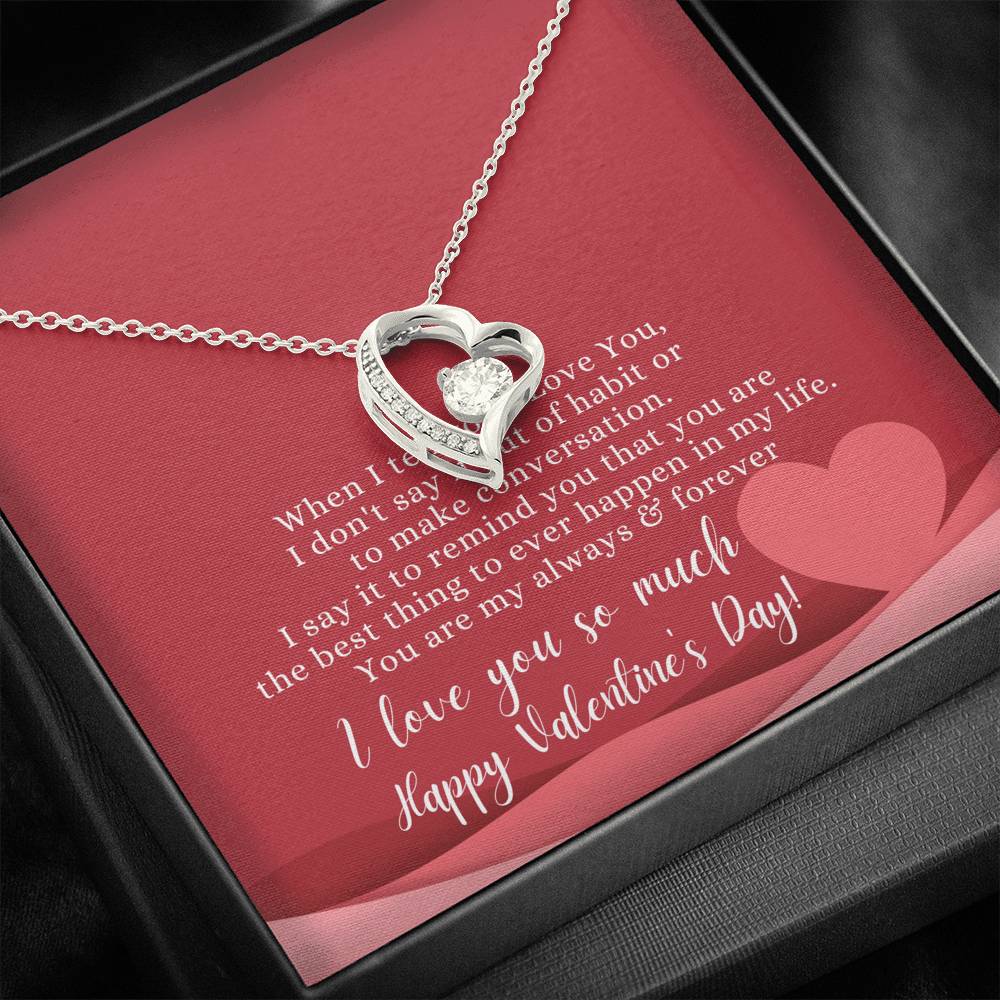 Valentine's Day Necklace - Always & Forever