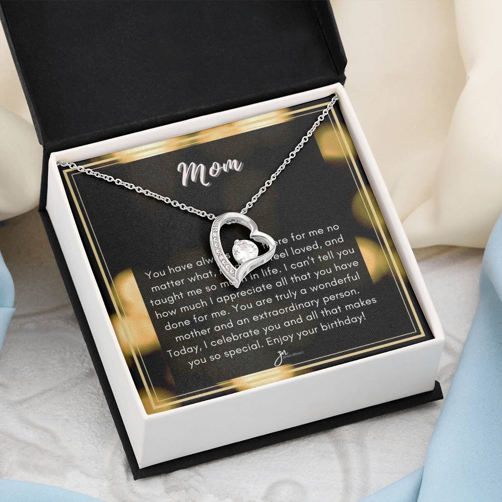 A Wonderful Mother Forever Love Necklace - For Birthday