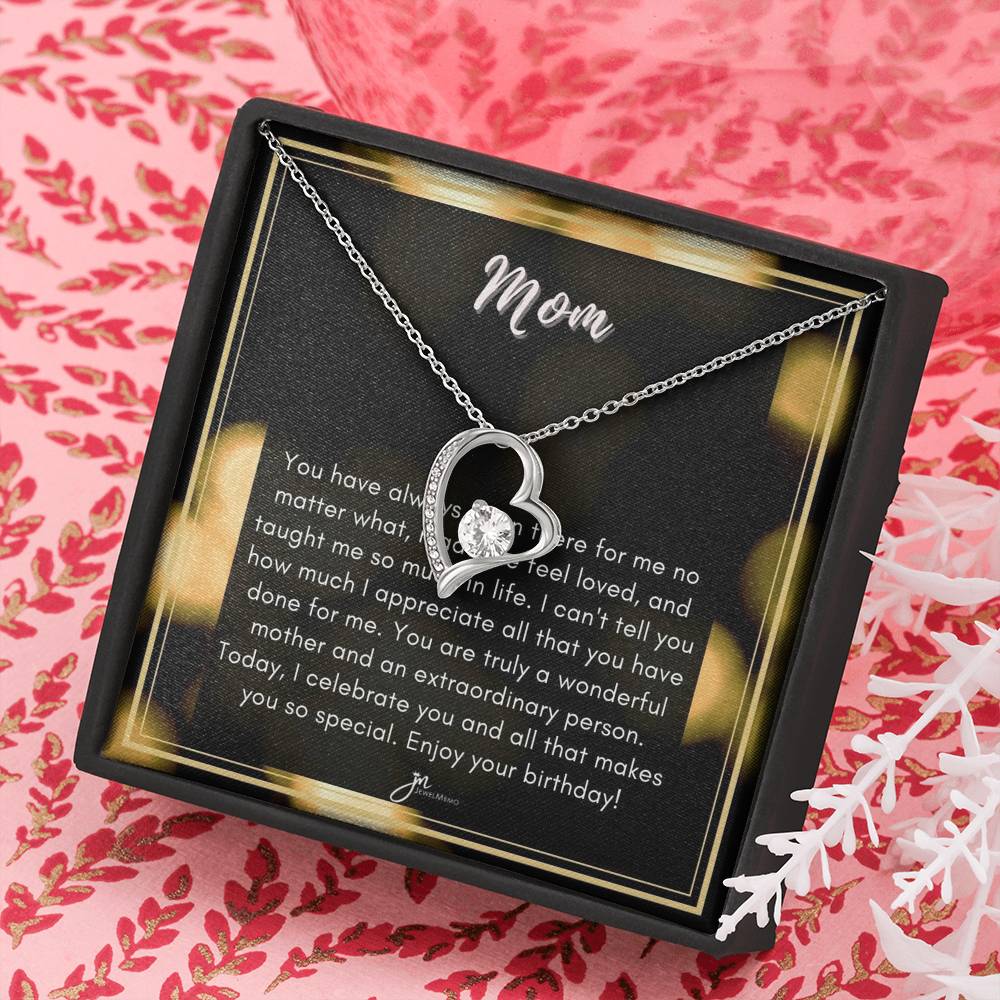A Wonderful Mother Forever Love Necklace - For Birthday