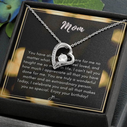 A Wonderful Mother Forever Love Necklace - For Birthday