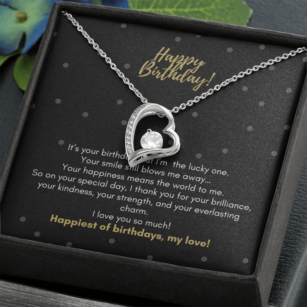 Forever Love Birthday Necklace - Your Everlasting Charm