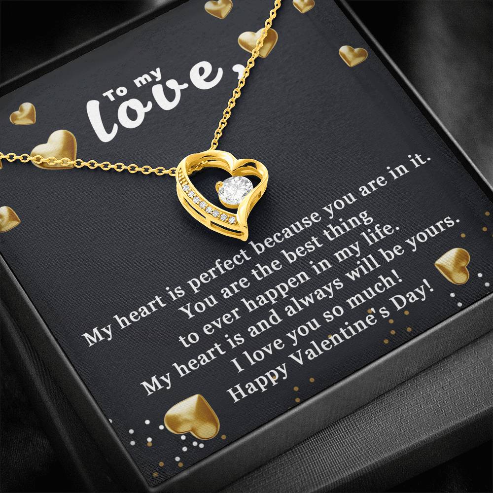 To My Love Necklace - My Heart Is Perfect