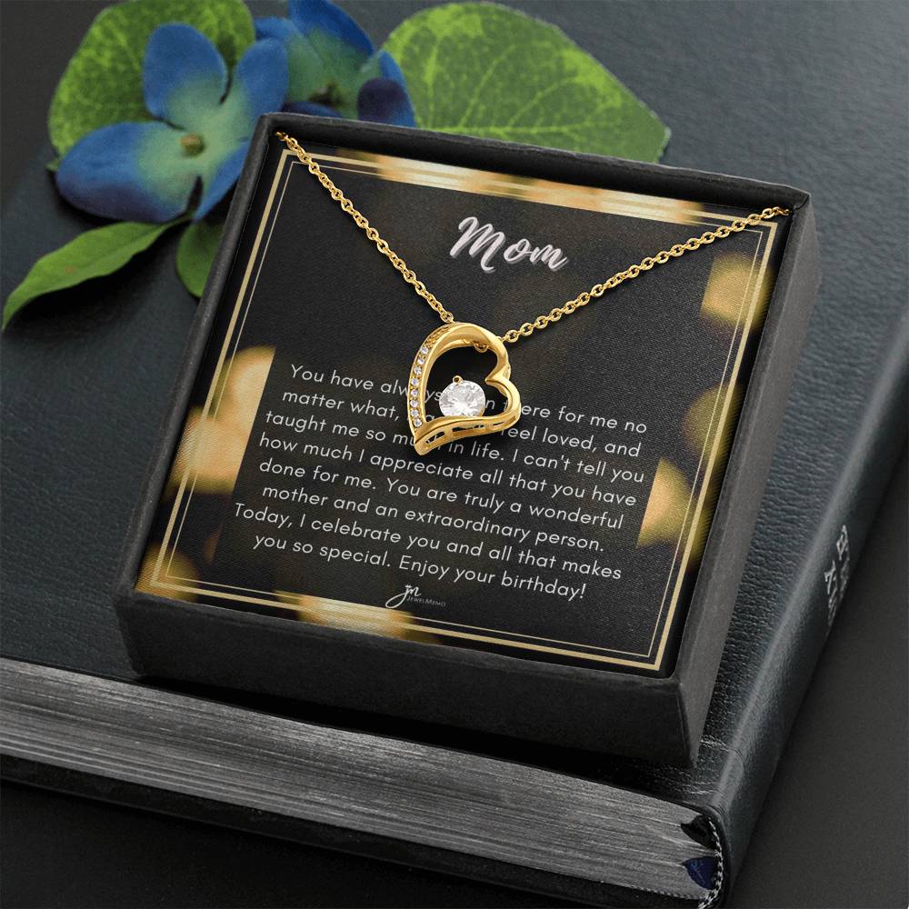 A Wonderful Mother Forever Love Necklace - For Birthday