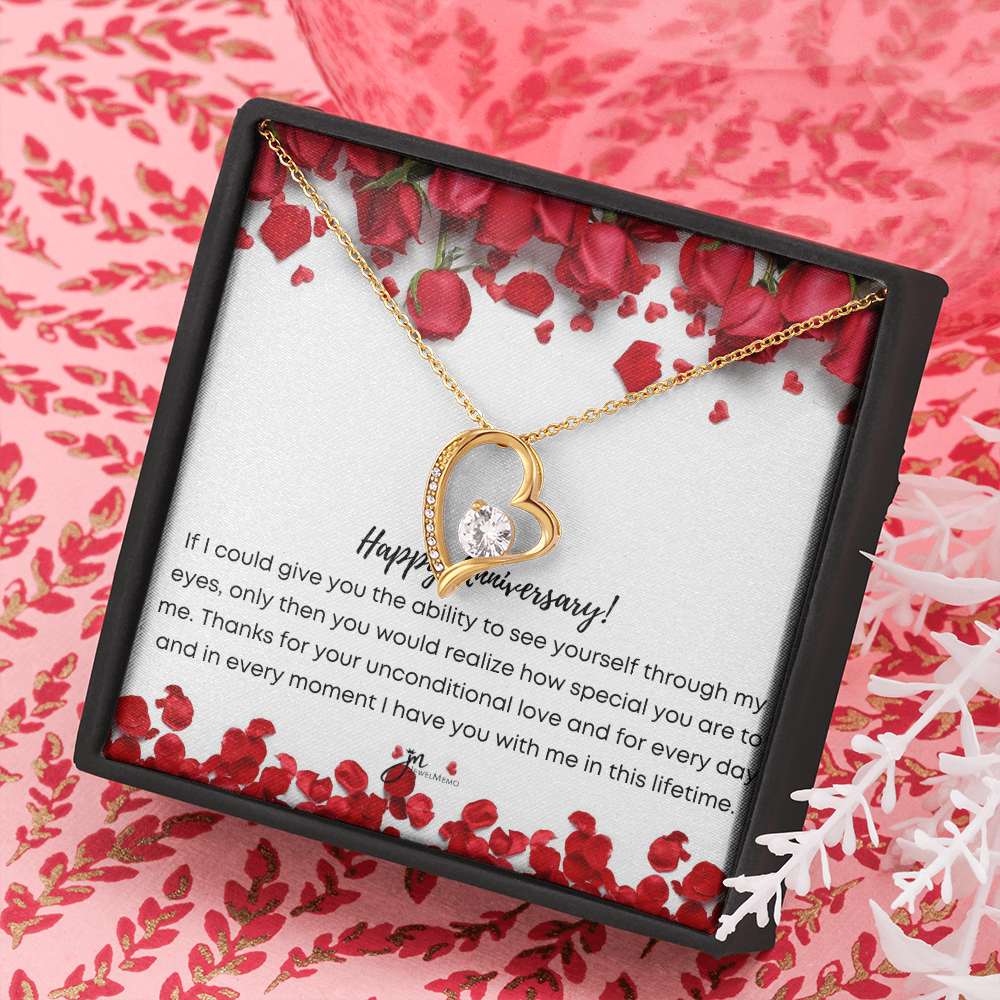 Forever Love Anniversary Necklace - I Have You With Me