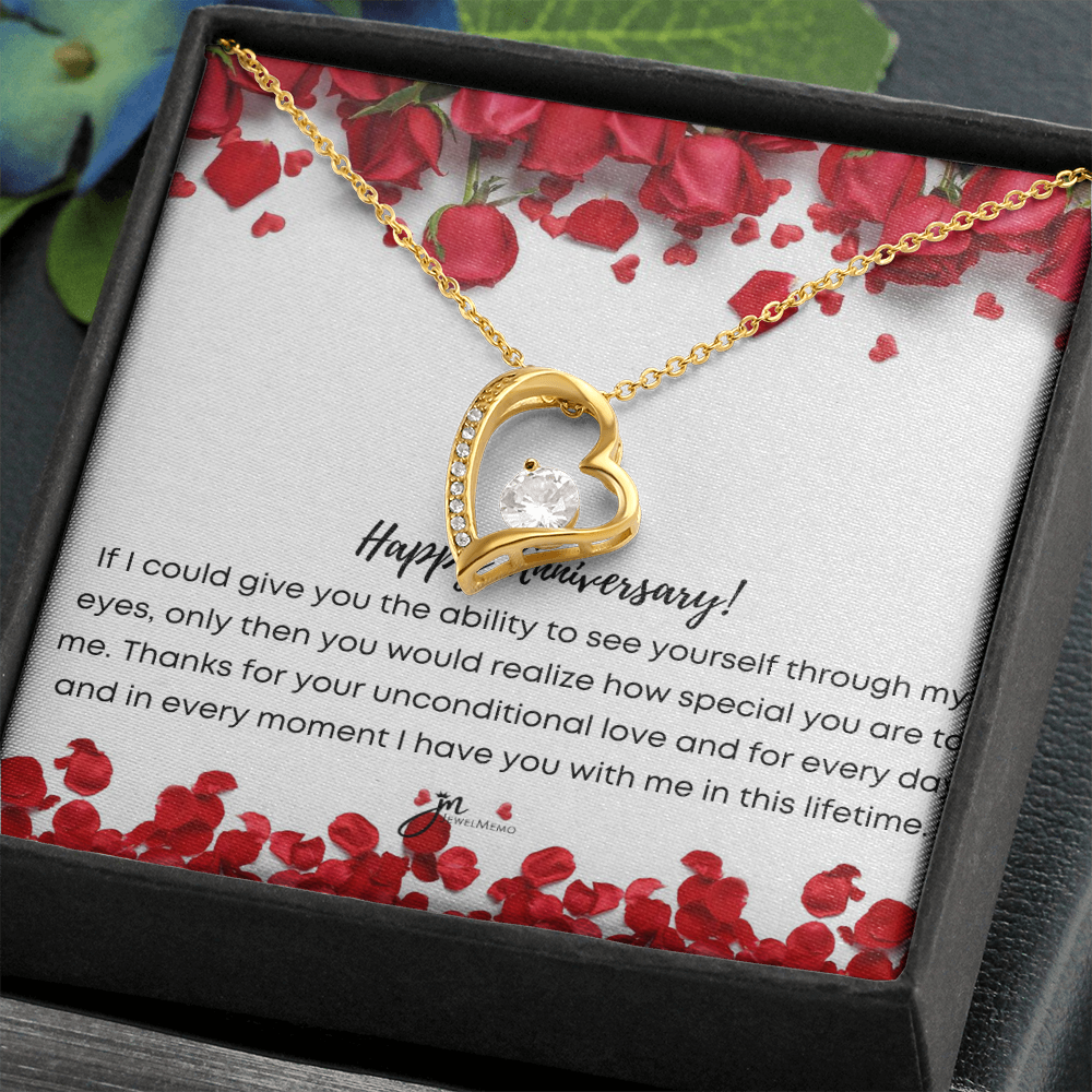 Forever Love Anniversary Necklace - I Have You With Me
