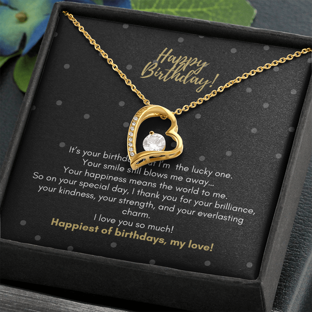 Forever Love Birthday Necklace - Your Everlasting Charm