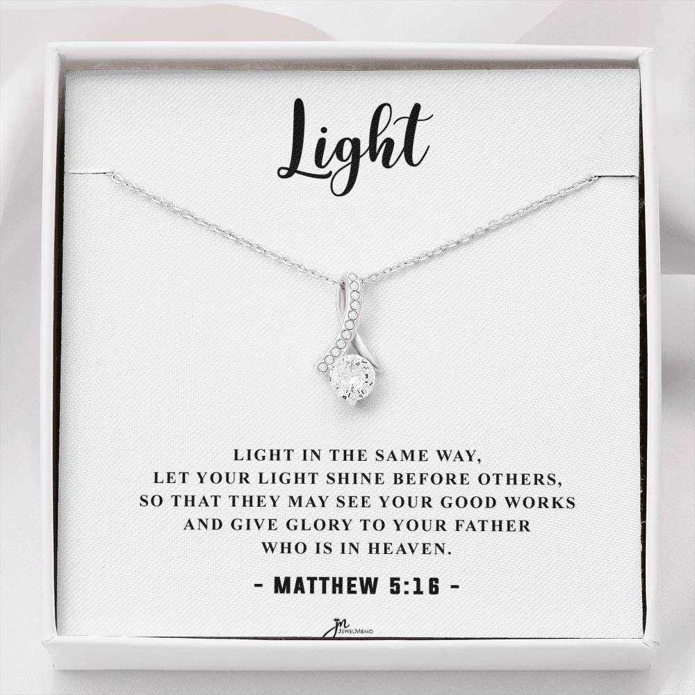 Cross Necklace - Light