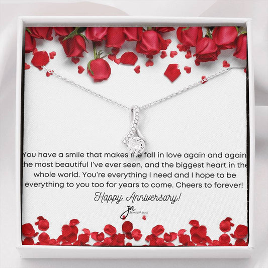 Alluring Beauty Anniversary Necklace - You're Everything I Need