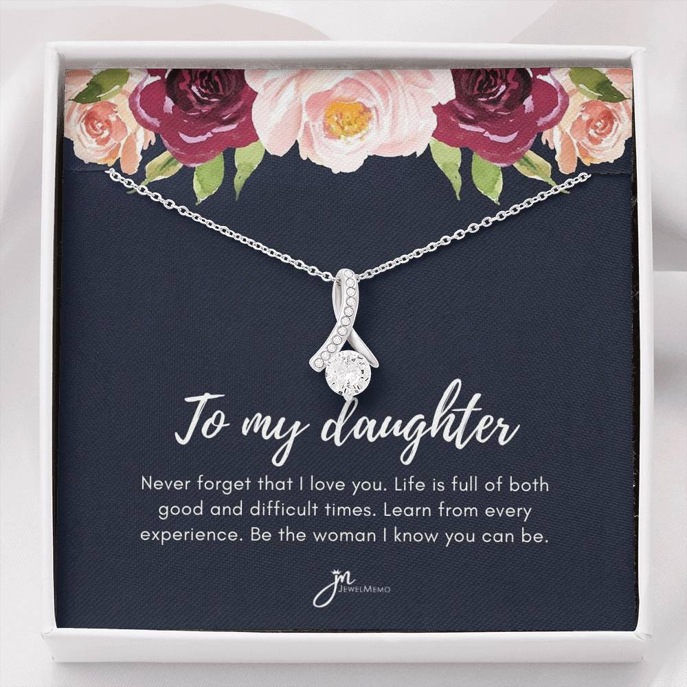 To My Daughter Alluring Beauty Necklace