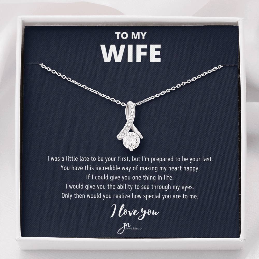 To My Wife Alluring Beauty Necklace
