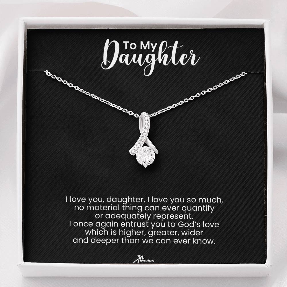 To My Daughter Alluring Beauty Necklace - God's Love