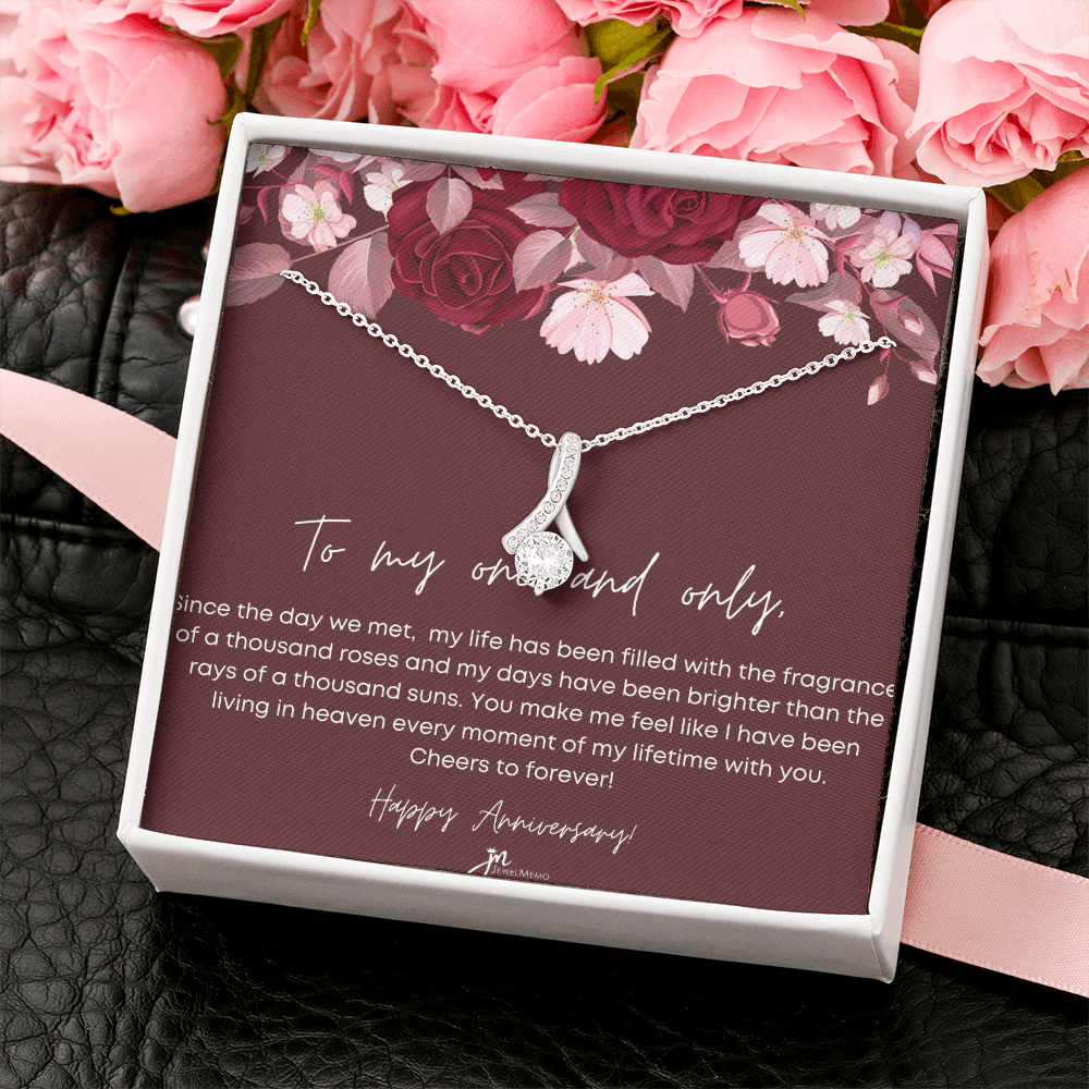 Alluring Beauty Anniversary Necklace - To My One And Only