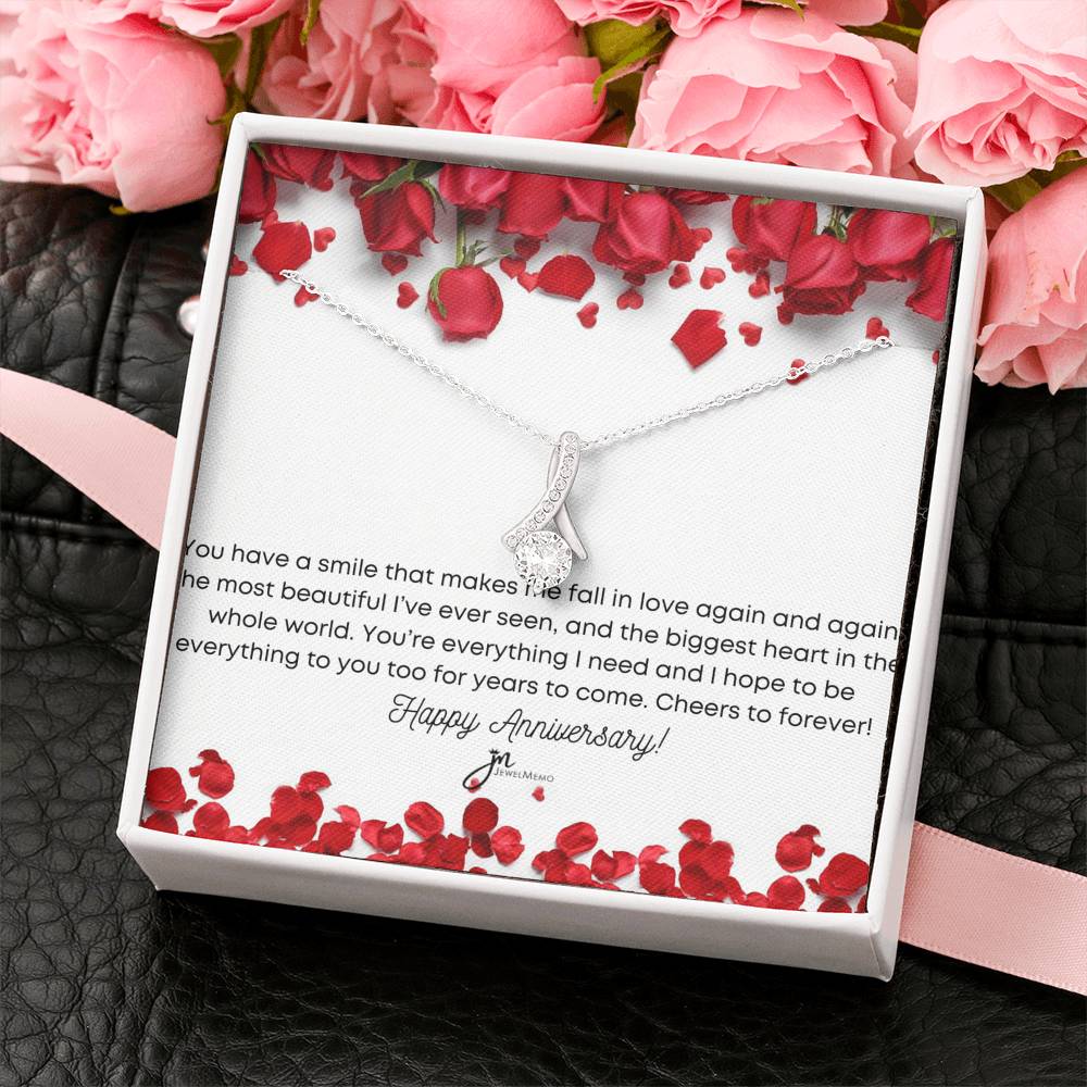 Alluring Beauty Anniversary Necklace - You're Everything I Need