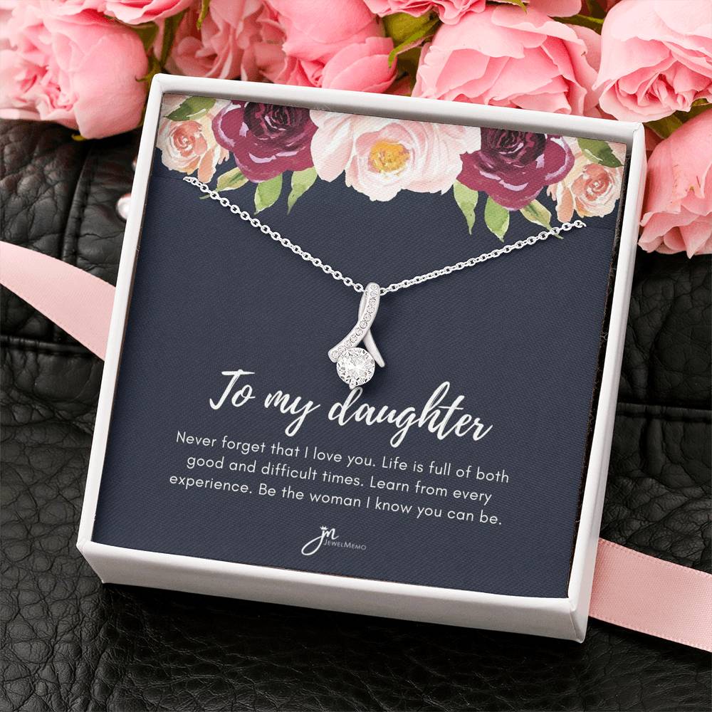 To My Daughter Alluring Beauty Necklace