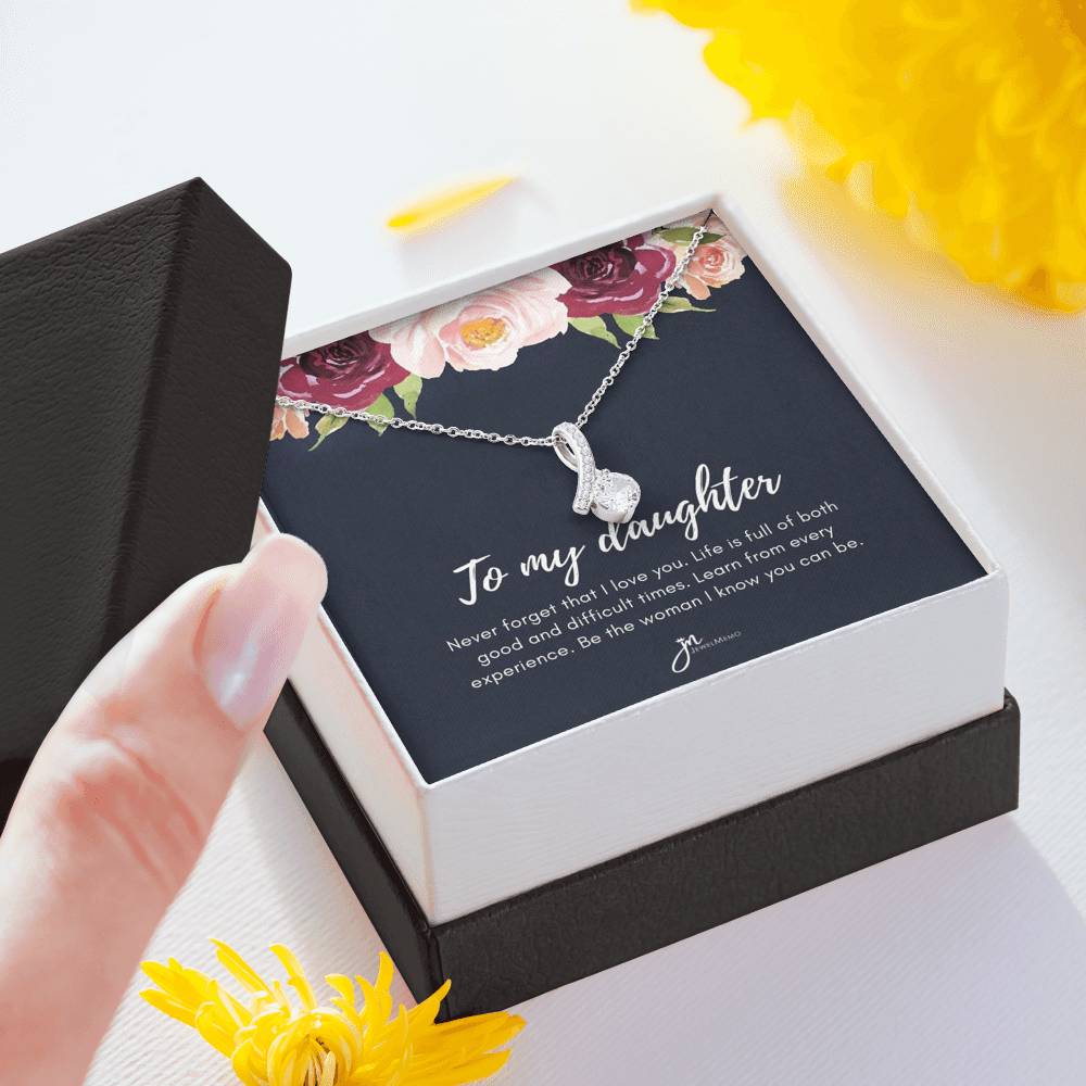 To My Daughter Alluring Beauty Necklace