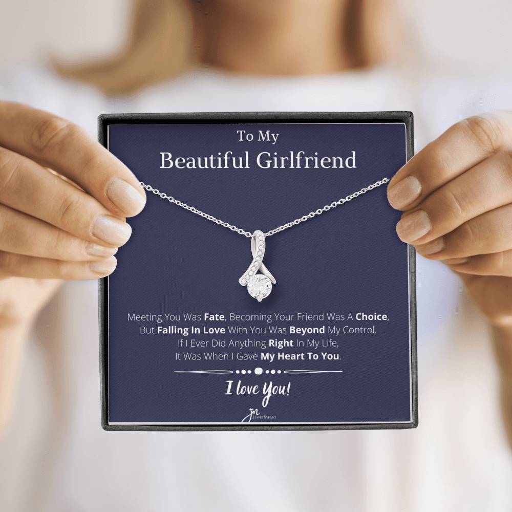 For Her Necklace - To My Beautiful Girlfriend