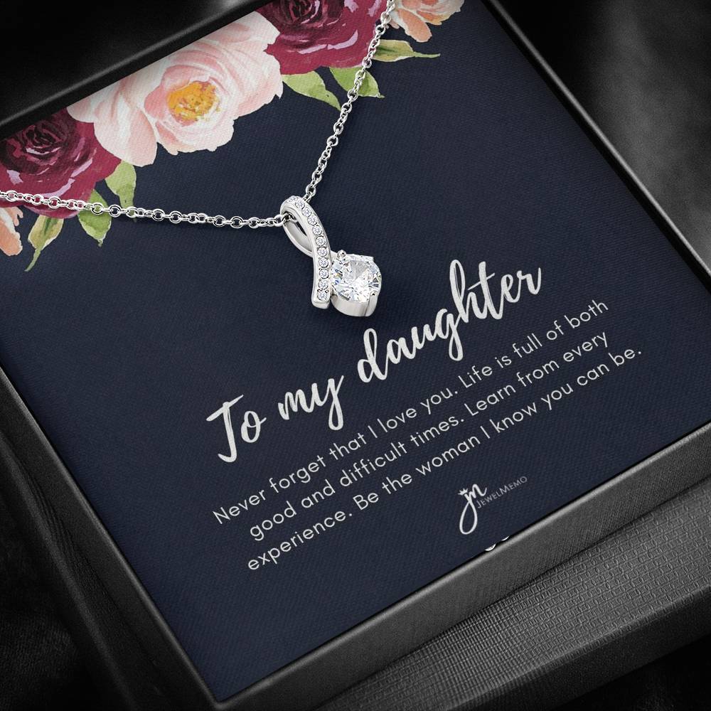To My Daughter Alluring Beauty Necklace