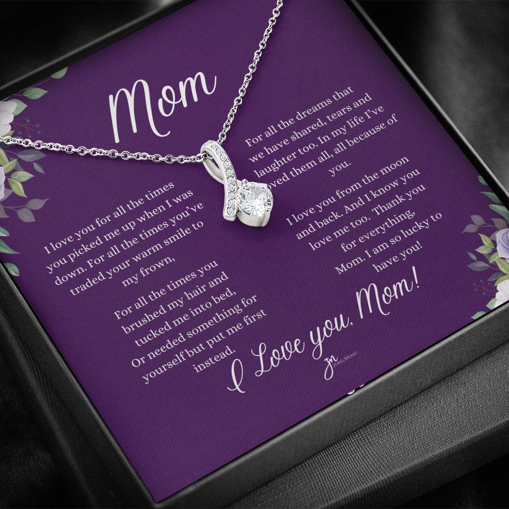 Mom Alluring Beauty Necklace - Luck To Have You
