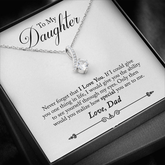 Never Forget That I Love You Alluring Beauty Necklace