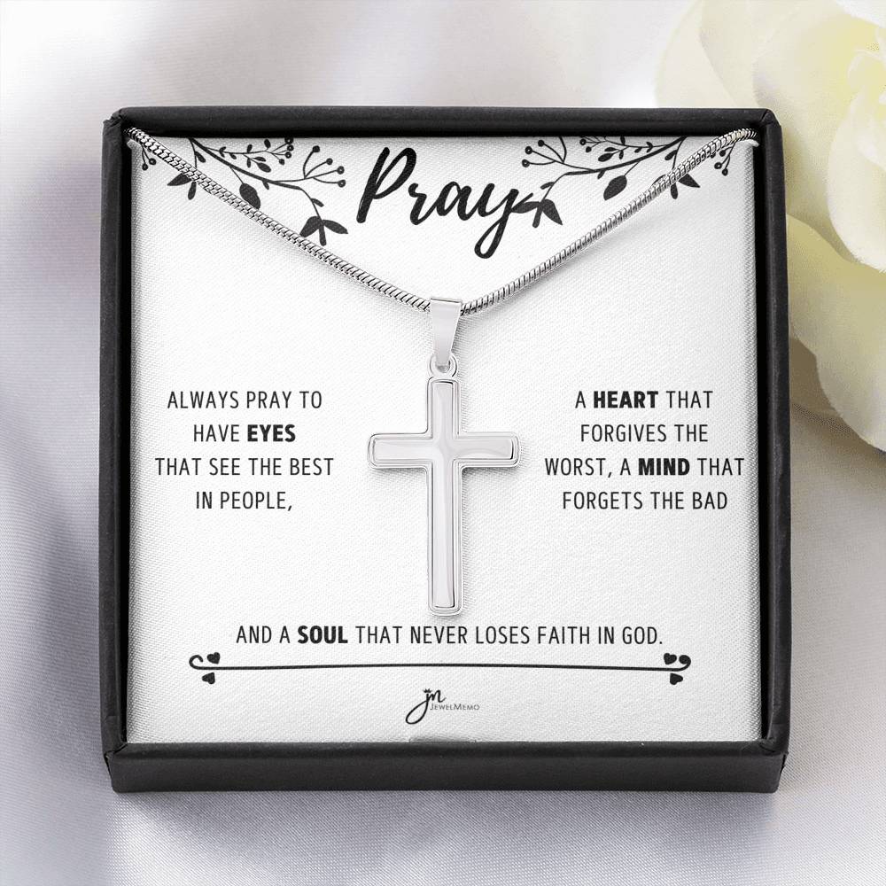 Cross Necklace - Faith In God