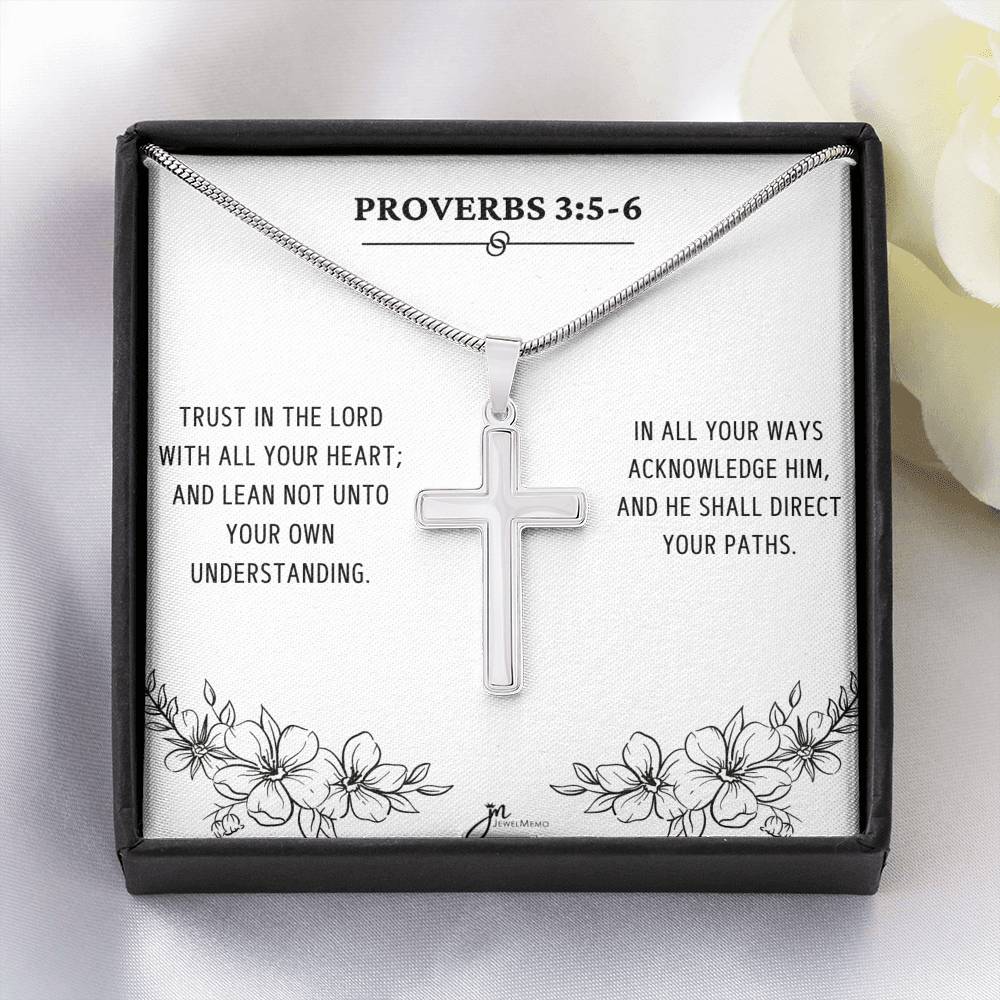 Cross Necklace - Trust In The Lord