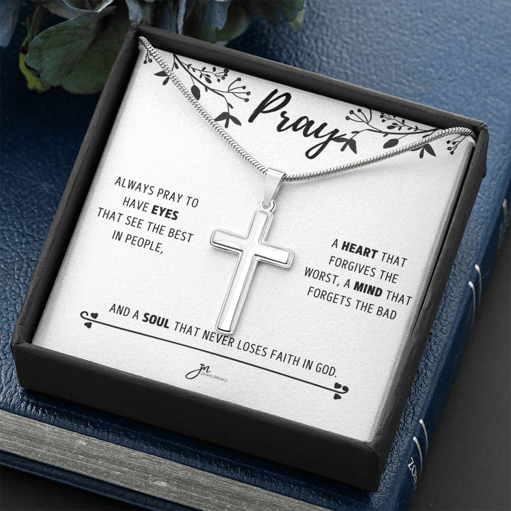 Cross Necklace - Faith In God