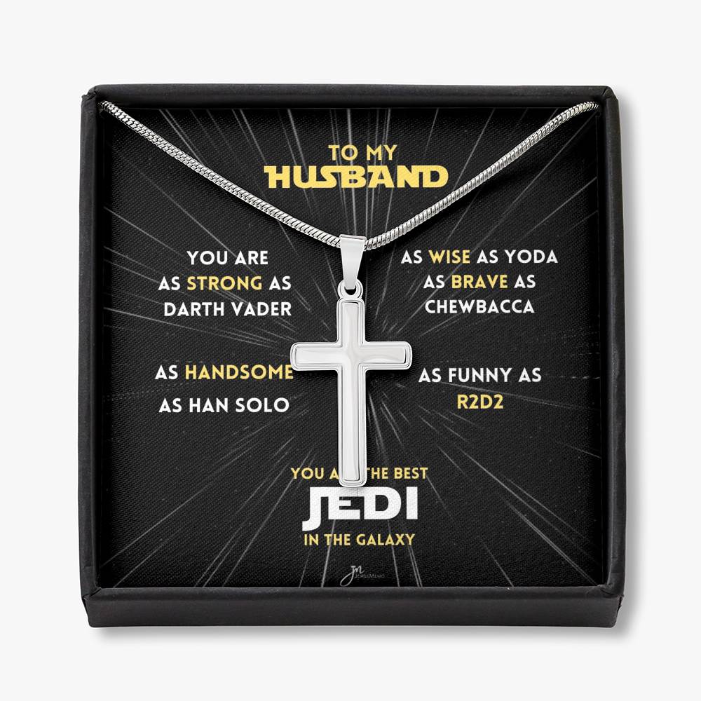 You Are The Best Jedi In The Galaxy Cross Necklace
