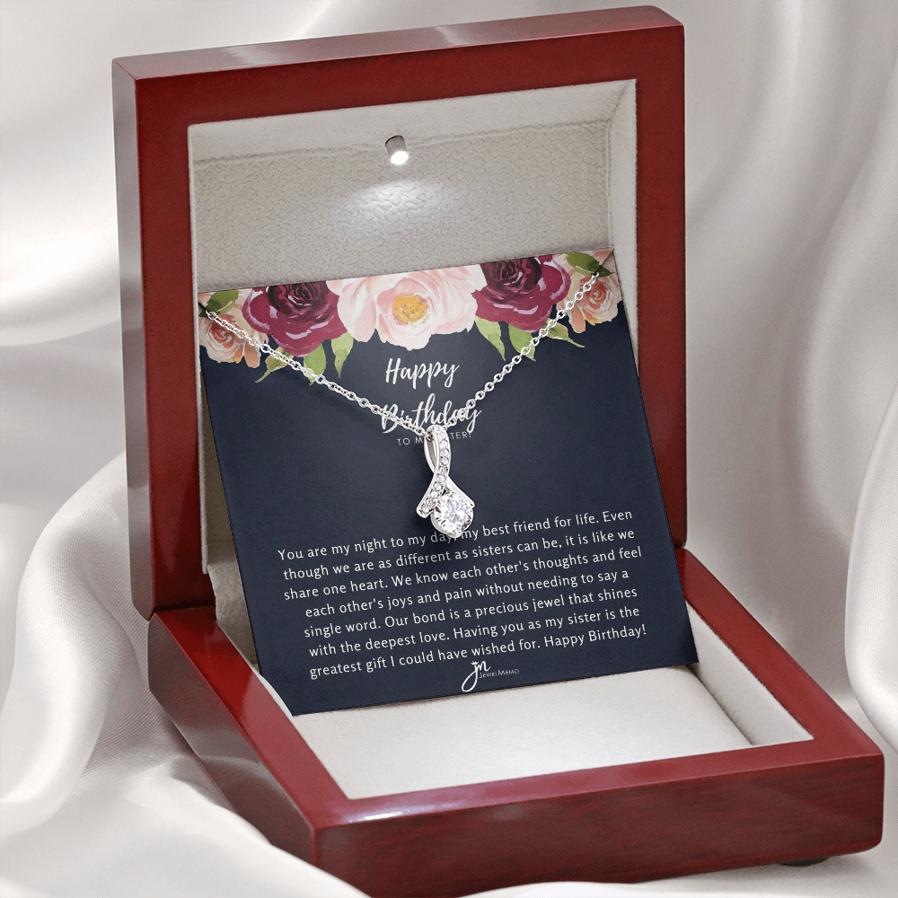 Alluring Beauty Birthday Necklace - My Best Friend For Life