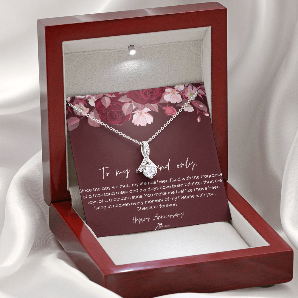 Alluring Beauty Anniversary Necklace - To My One And Only