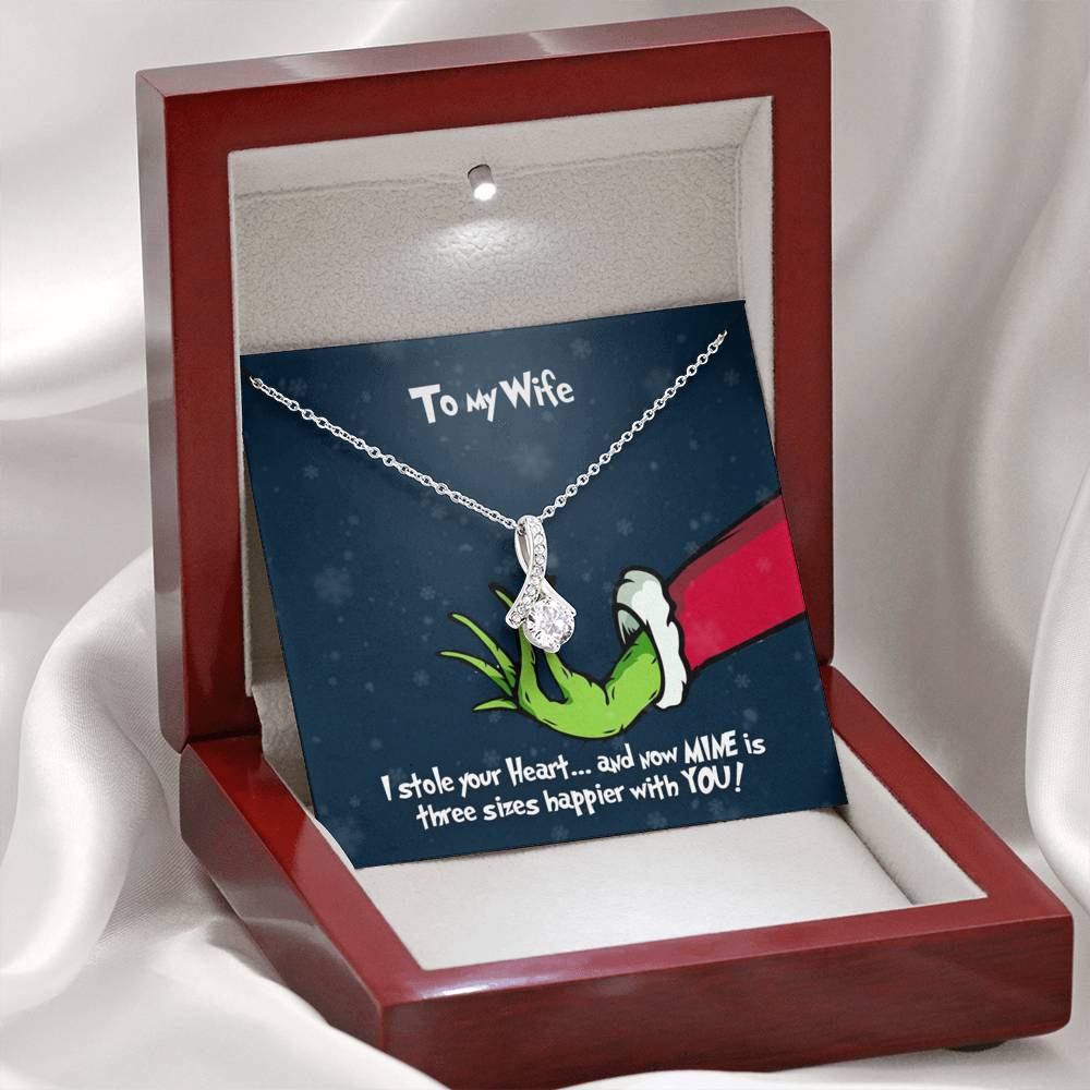 Grinch Alluring Beauty Necklace - To My Wife