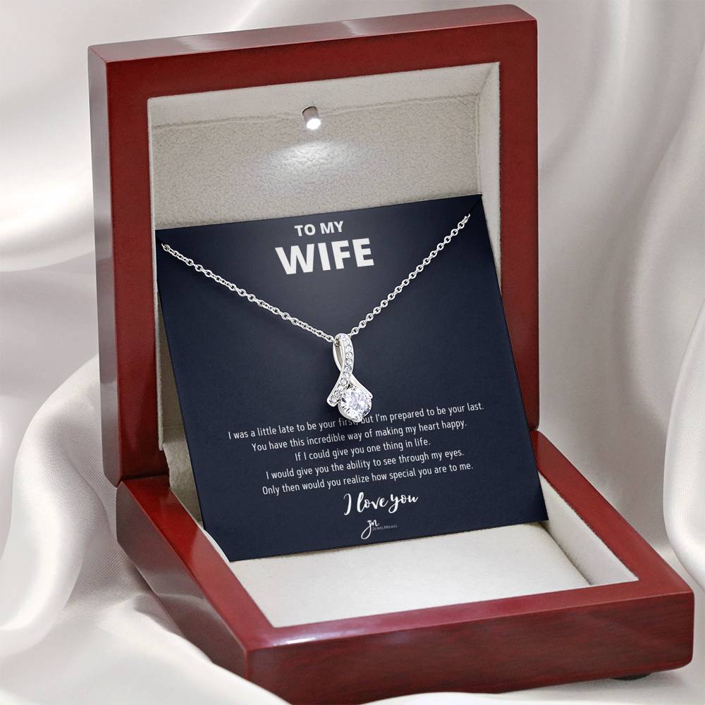 To My Wife Alluring Beauty Necklace