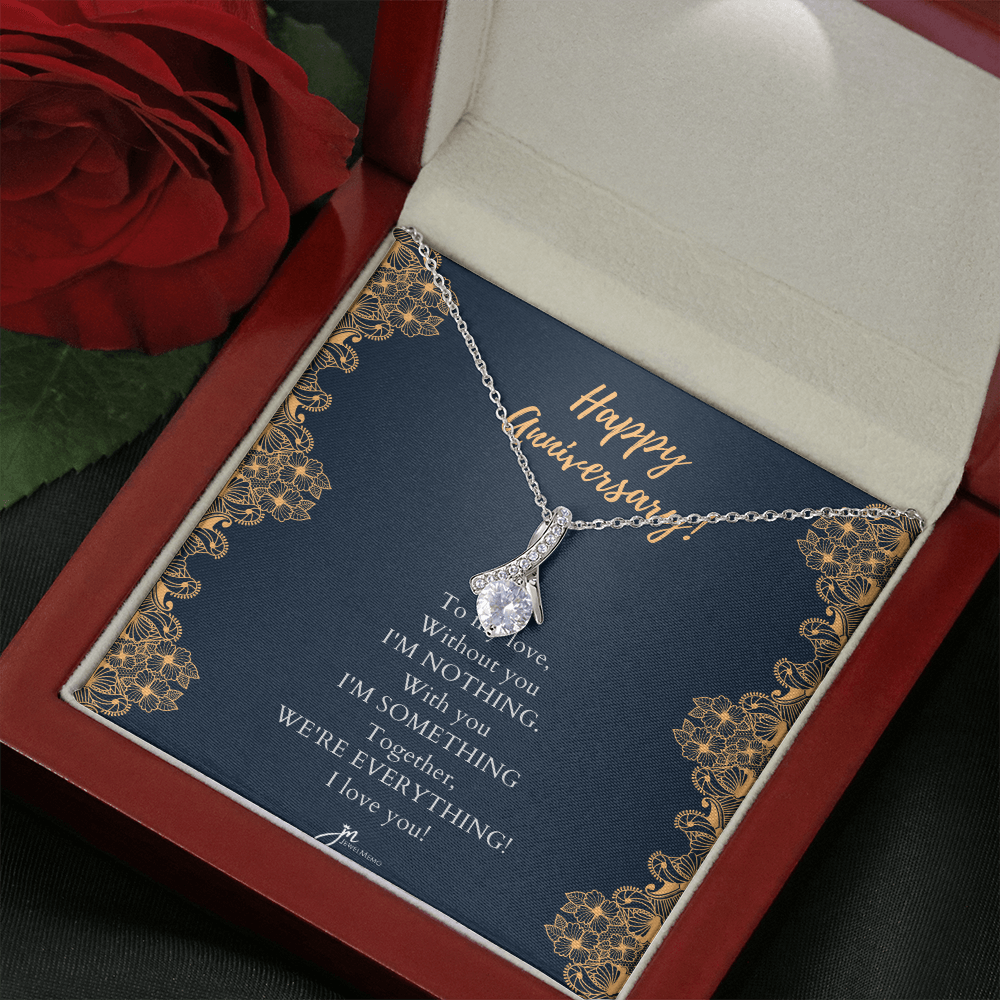 Alluring Beauty Anniversary Necklace - Together, We're Everything