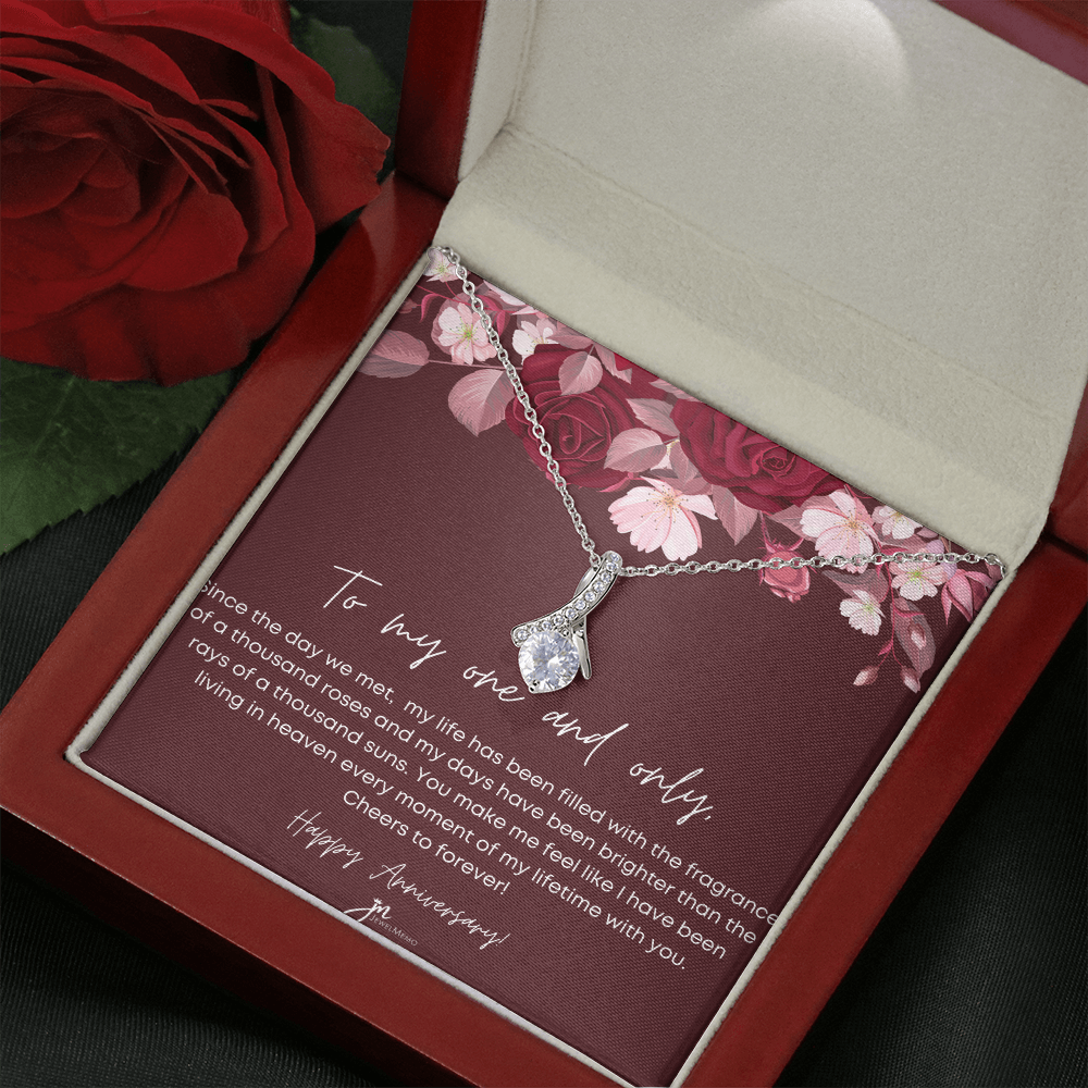 Alluring Beauty Anniversary Necklace - To My One And Only