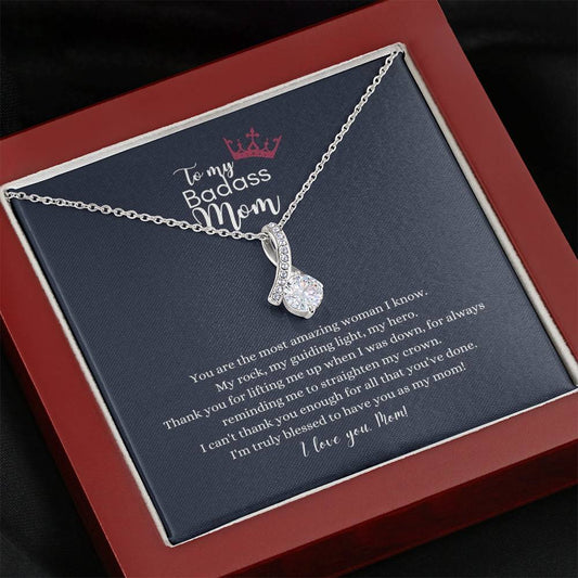 To My Badass Mom Alluring Necklace - The Most Amazing Woman