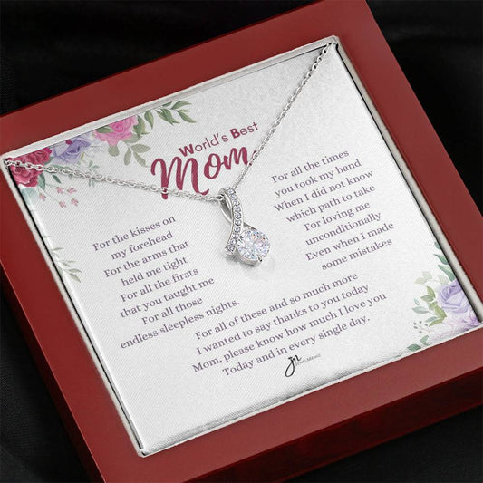 Mom Alluring Beauty Necklace - World's Best Mom