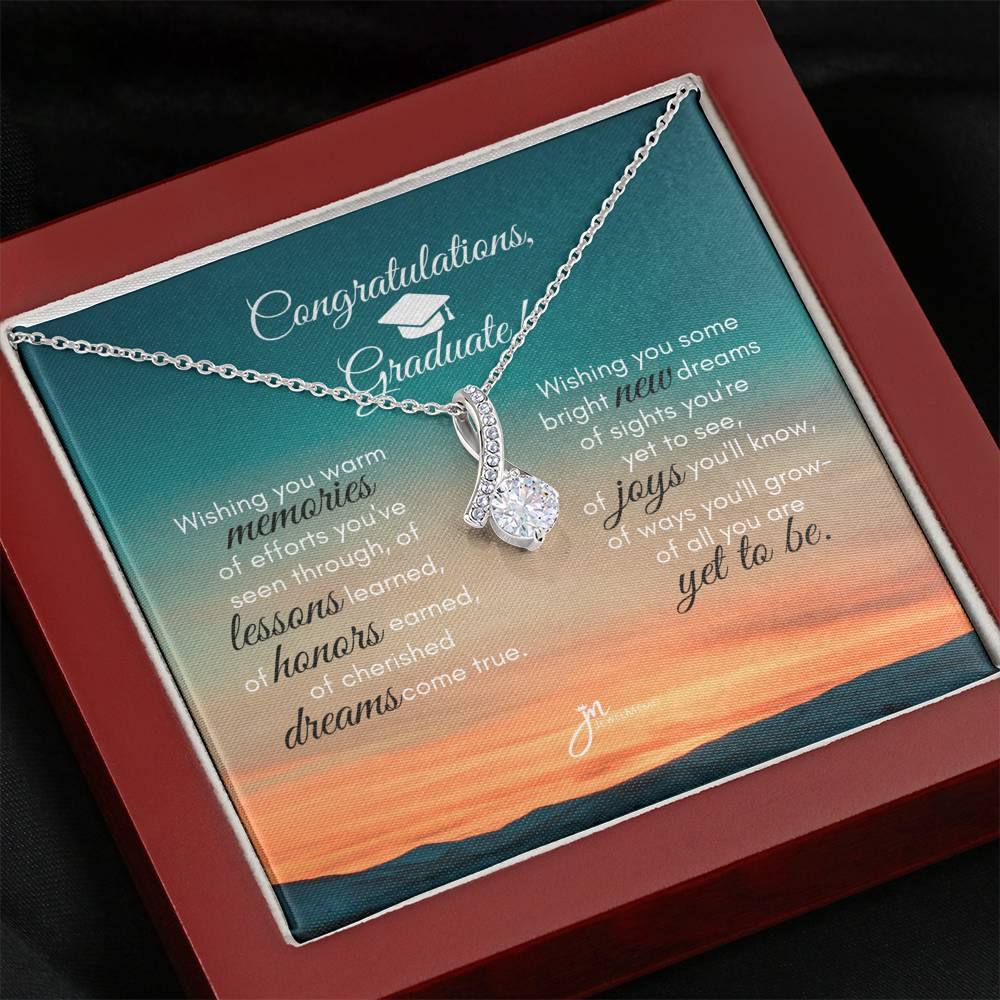 Alluring Beauty Graduation Necklace - Bright New Dreams