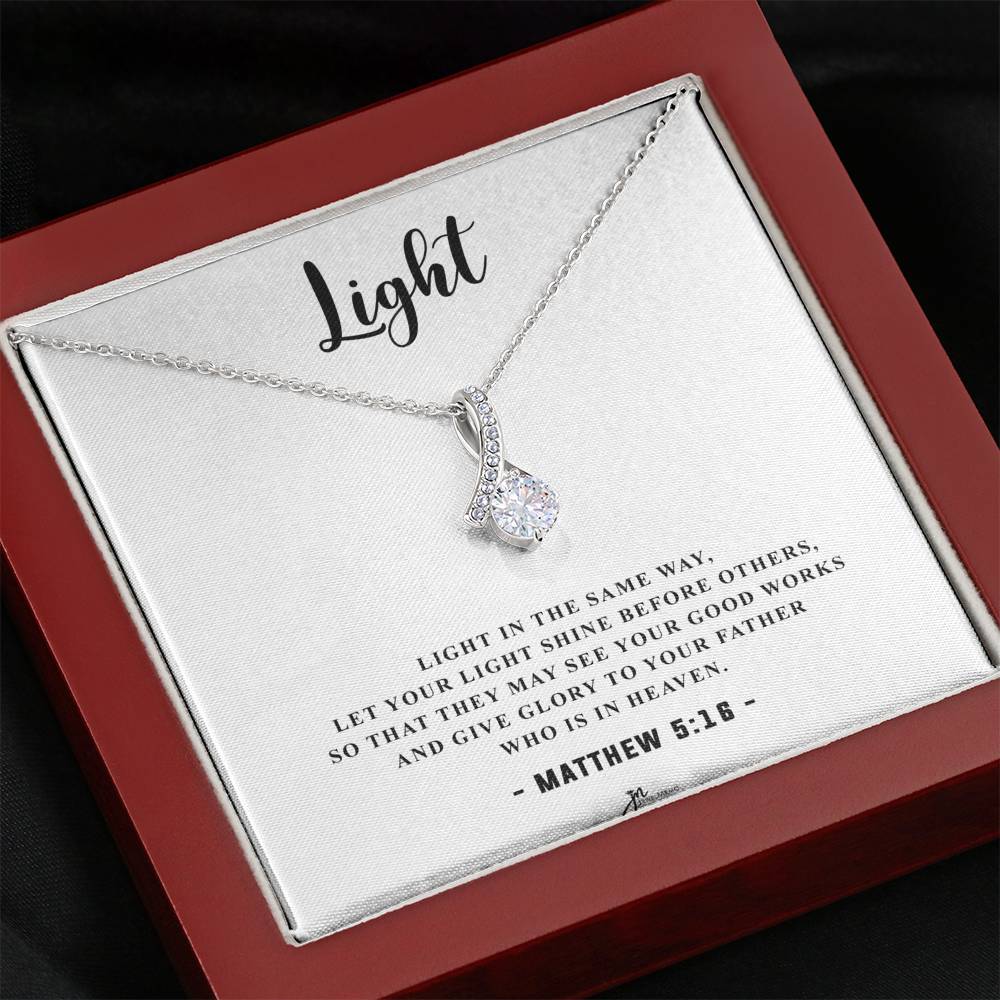 Cross Necklace - Light