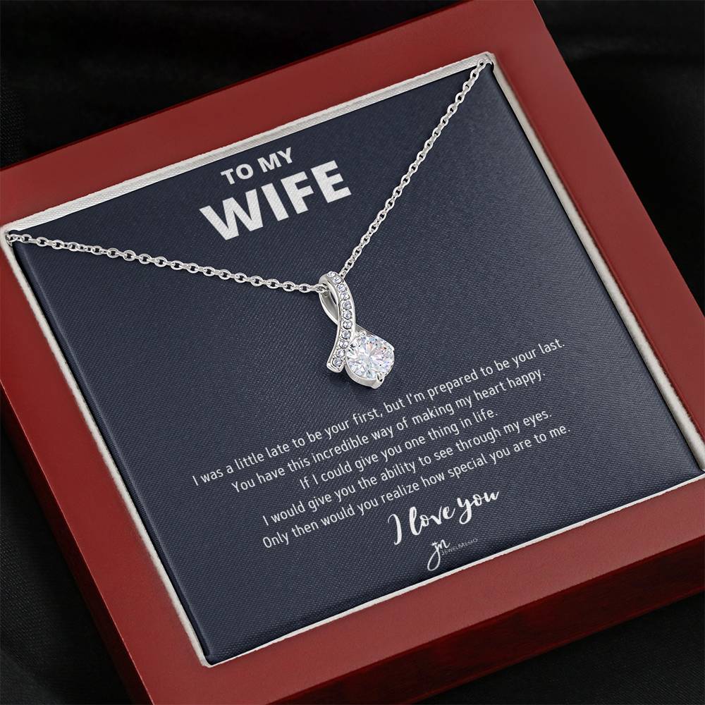 To My Wife Alluring Beauty Necklace