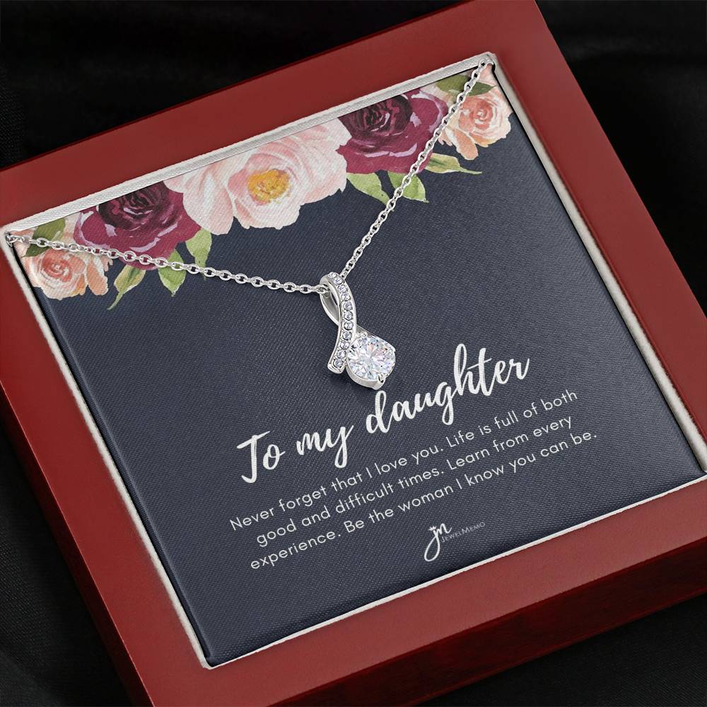 To My Daughter Alluring Beauty Necklace