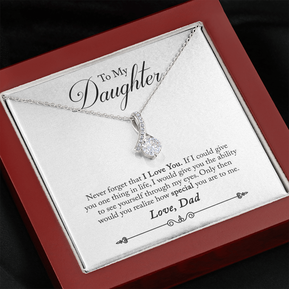 Never Forget That I Love You Alluring Beauty Necklace