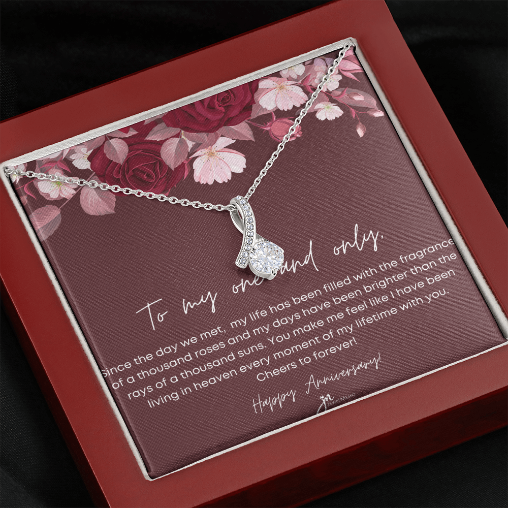 Alluring Beauty Anniversary Necklace - To My One And Only